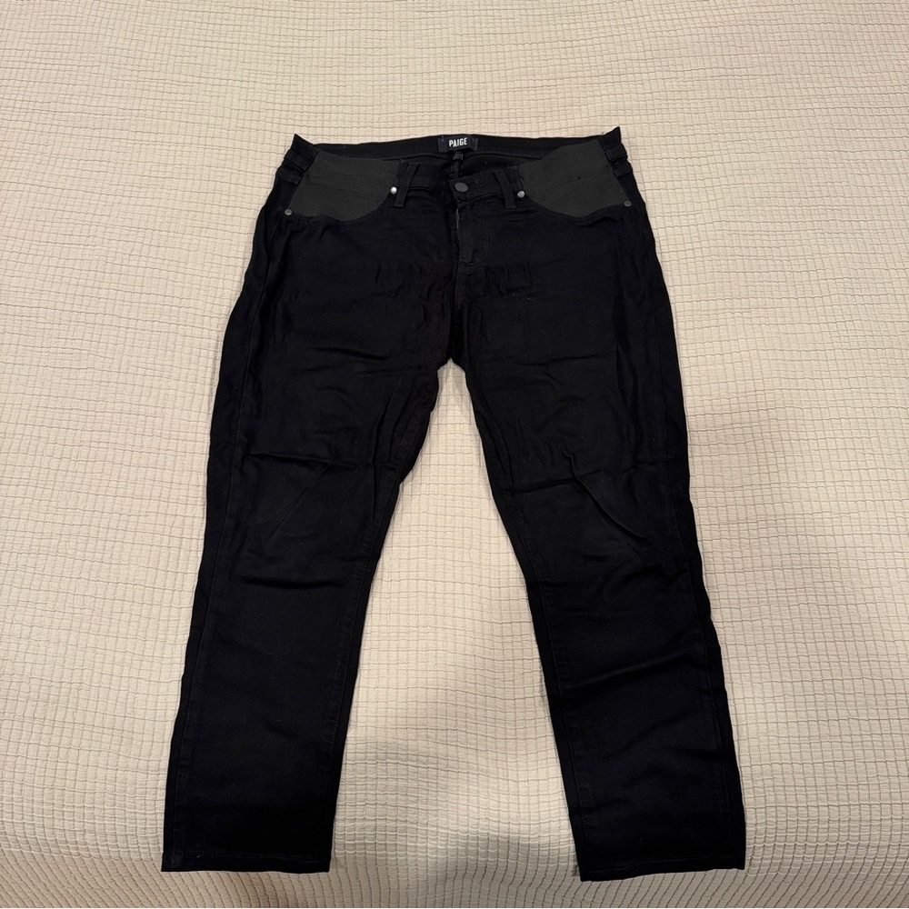 PAIGE Women’s Black Maternity Verdugo Ultra Skinny Jeans - Size 31